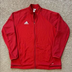 Adidas Climalite Men’s Red Full Zip Light Jacket size XL